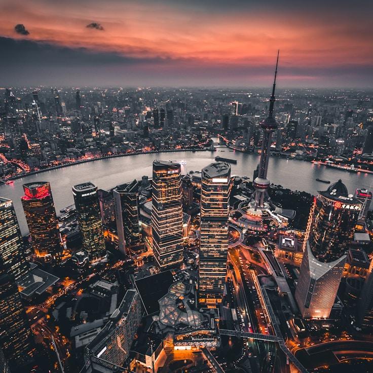 Sunset outdoors in Switzerland